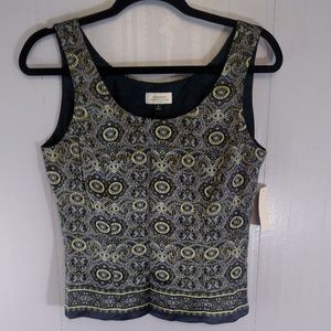 Tahari Arthur S Levin Silk Tank Top Size 6